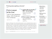 Tablet Screenshot of chatdivorce.com